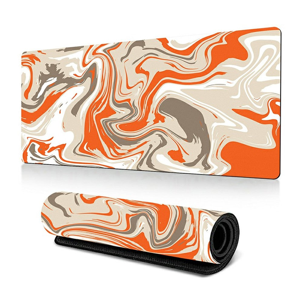 400*900*2mm Abstract Fluid Pattern Large Mouse Pad Rubber Desktop Mat