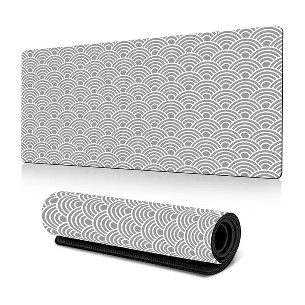 400*900*2mm Abstract Fluid Pattern Large Mouse Pad Rubber Computer Desktop Mat