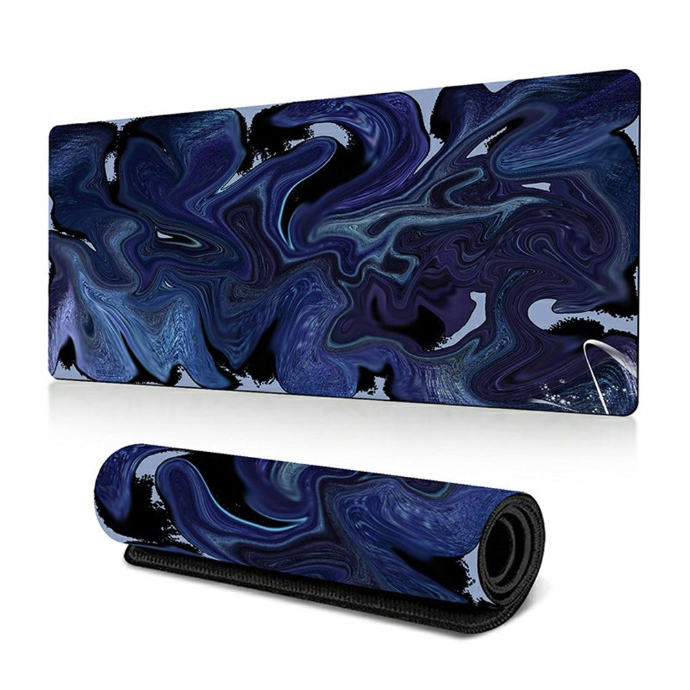 400*900*2mm Abstract Fluid Pattern Large Mouse Pad Rubber Computer Desktop Mat