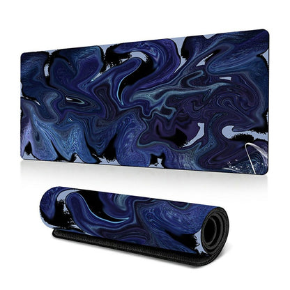 400*900*2mm Abstract Fluid Pattern Large Mouse Pad Rubber Computer Desktop Mat