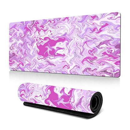 400*900*2mm Abstract Fluid Pattern Large Mouse Pad Rubber Computer Desktop Mat