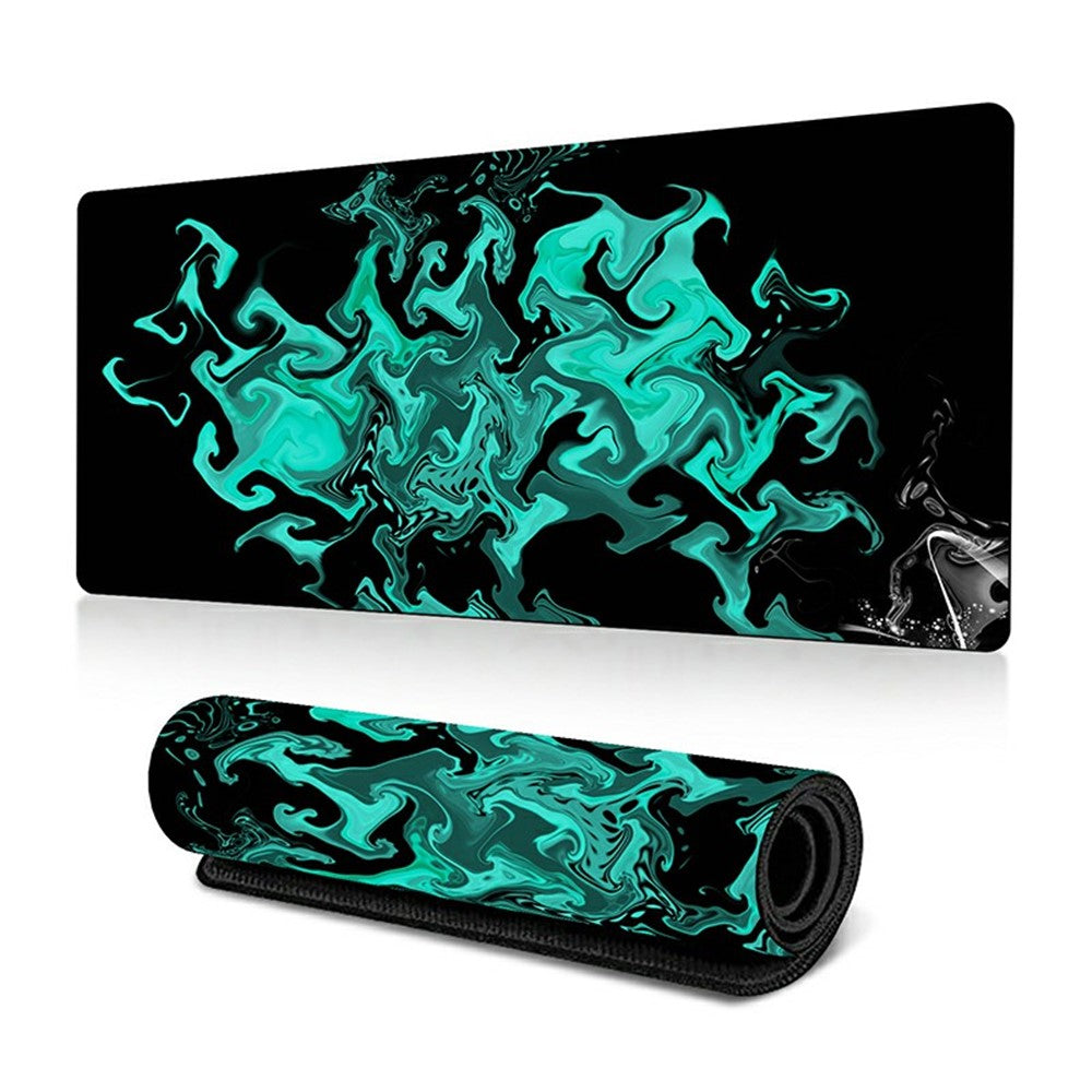 400*900*2mm Abstract Fluid Pattern Large Mouse Pad Rubber Computer Desktop Mat