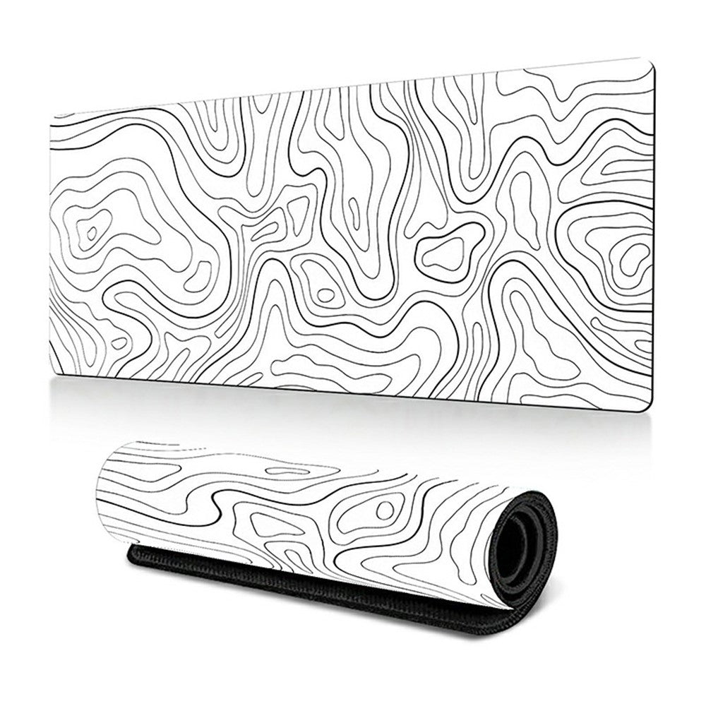 400*900*2mm Abstract Texture Pattern Large Mouse Pad Rubber Desktop Mat
