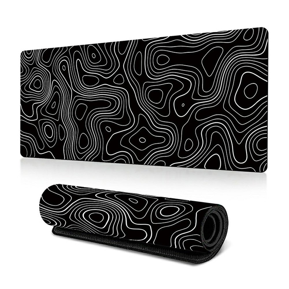 400*900*2mm Abstract Texture Pattern Large Mouse Pad Rubber Desktop Mat