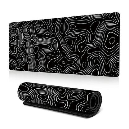 400*900*2mm Abstract Texture Pattern Large Mouse Pad Rubber Desktop Mat