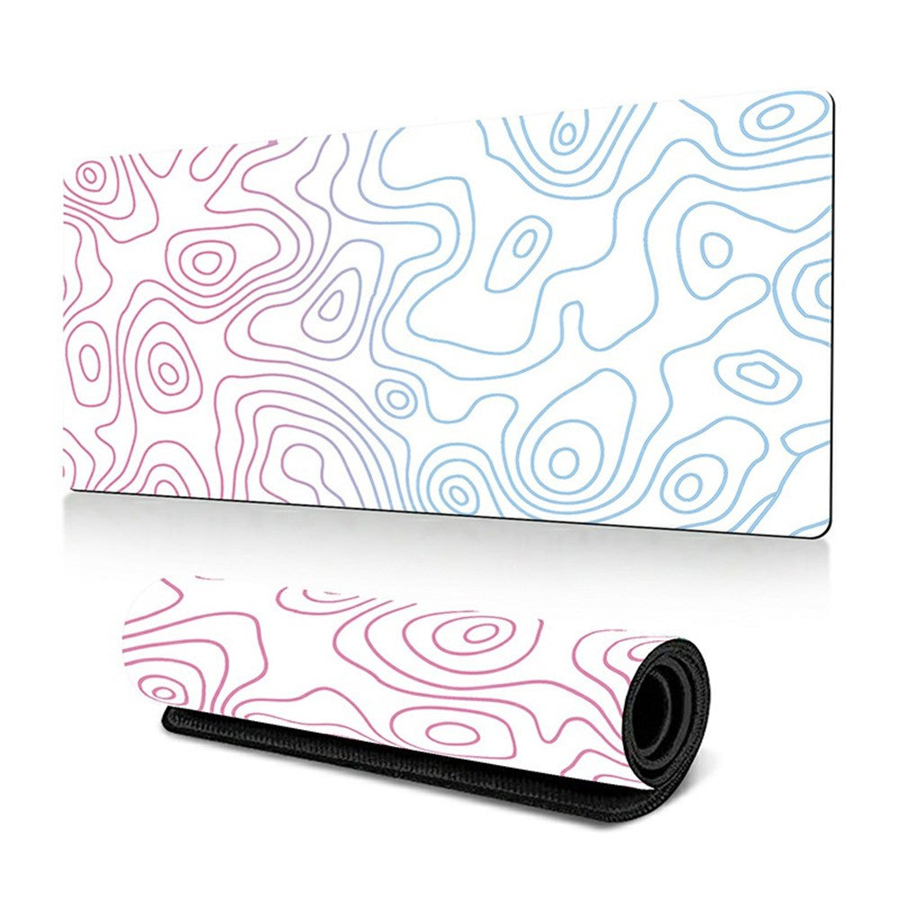 400*900*2mm Abstract Texture Pattern Large Mouse Pad Rubber Desktop Mat
