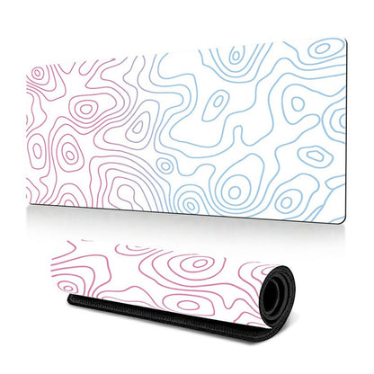 400*900*2mm Abstract Texture Pattern Large Mouse Pad Rubber Desktop Mat
