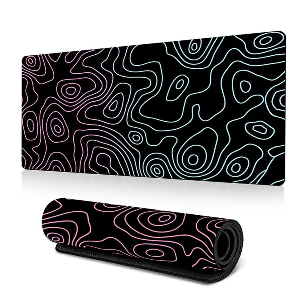 400*900*2mm Abstract Texture Pattern Large Mouse Pad Rubber Desktop Mat