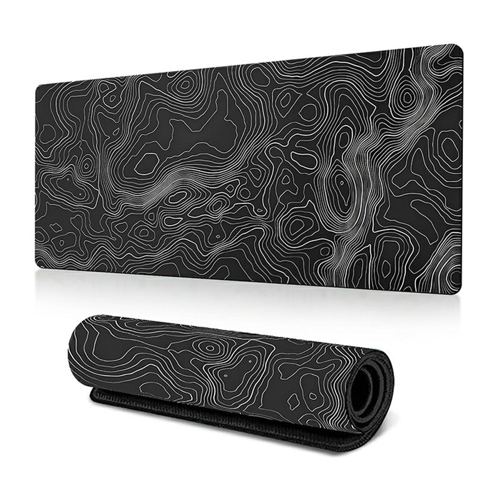 400*900*2mm Abstract Texture Pattern Large Mouse Pad Rubber Desktop Mat