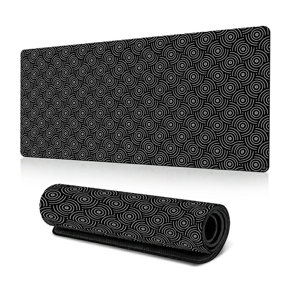 400*900*2mm Abstract Texture Pattern Large Mouse Pad Rubber Desktop Mat