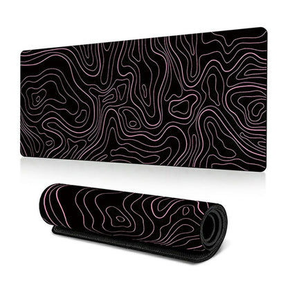 400*900*2mm Abstract Texture Pattern Large Mouse Pad Rubber Desktop Mat