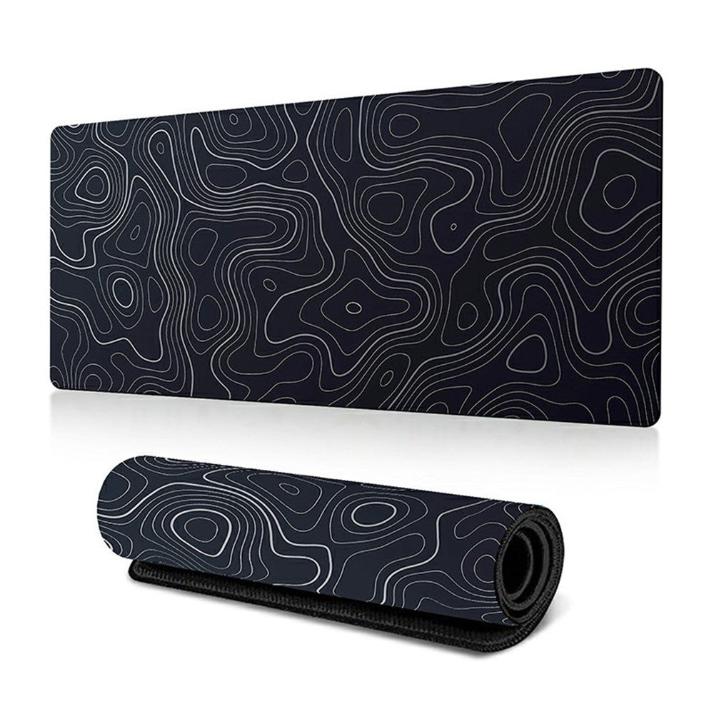 400*900*2mm Abstract Texture Pattern Large Mouse Pad Rubber Desktop Mat