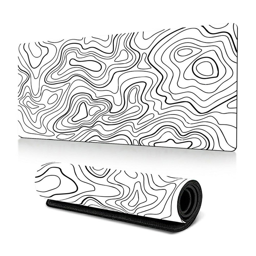 400*900*2mm Abstract Texture Pattern Large Mouse Pad Rubber Desktop Mat