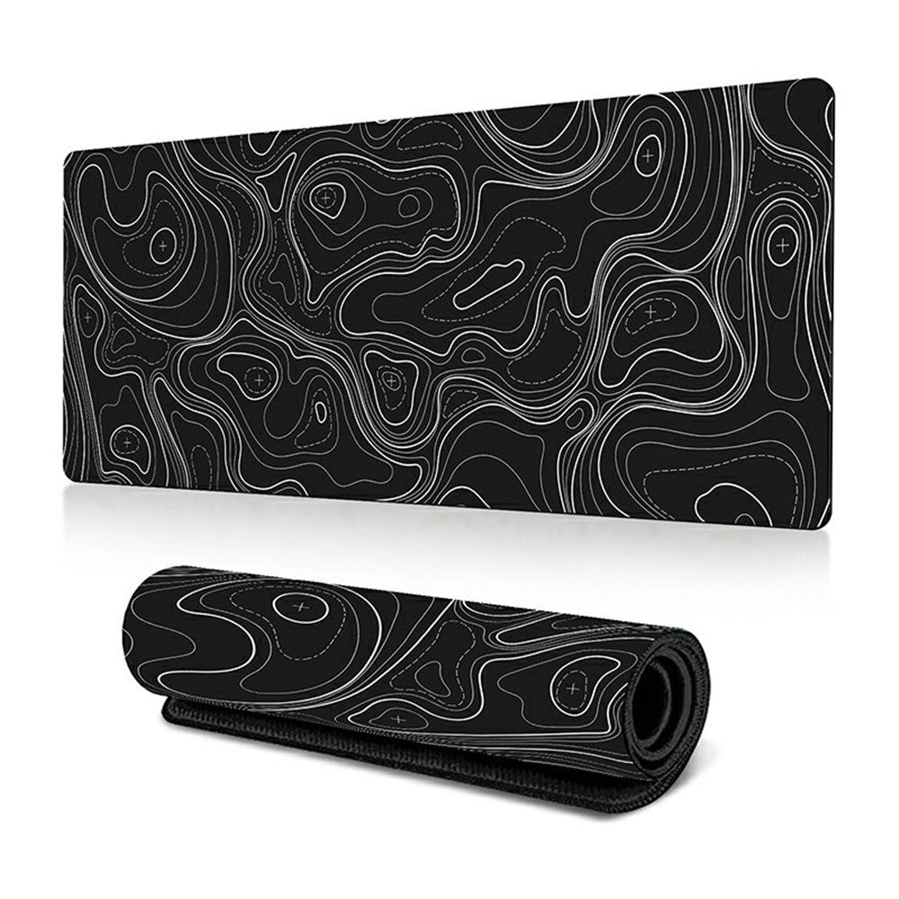 400*900*2mm Abstract Texture Pattern Large Mouse Pad Rubber Desktop Mat