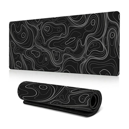 400*900*2mm Abstract Texture Pattern Large Mouse Pad Rubber Desktop Mat