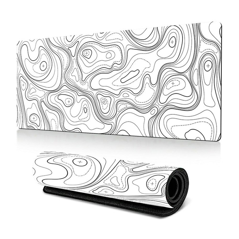 400*900*2mm Abstract Pattern Large Mouse Pad Rubber Computer Desktop Mat