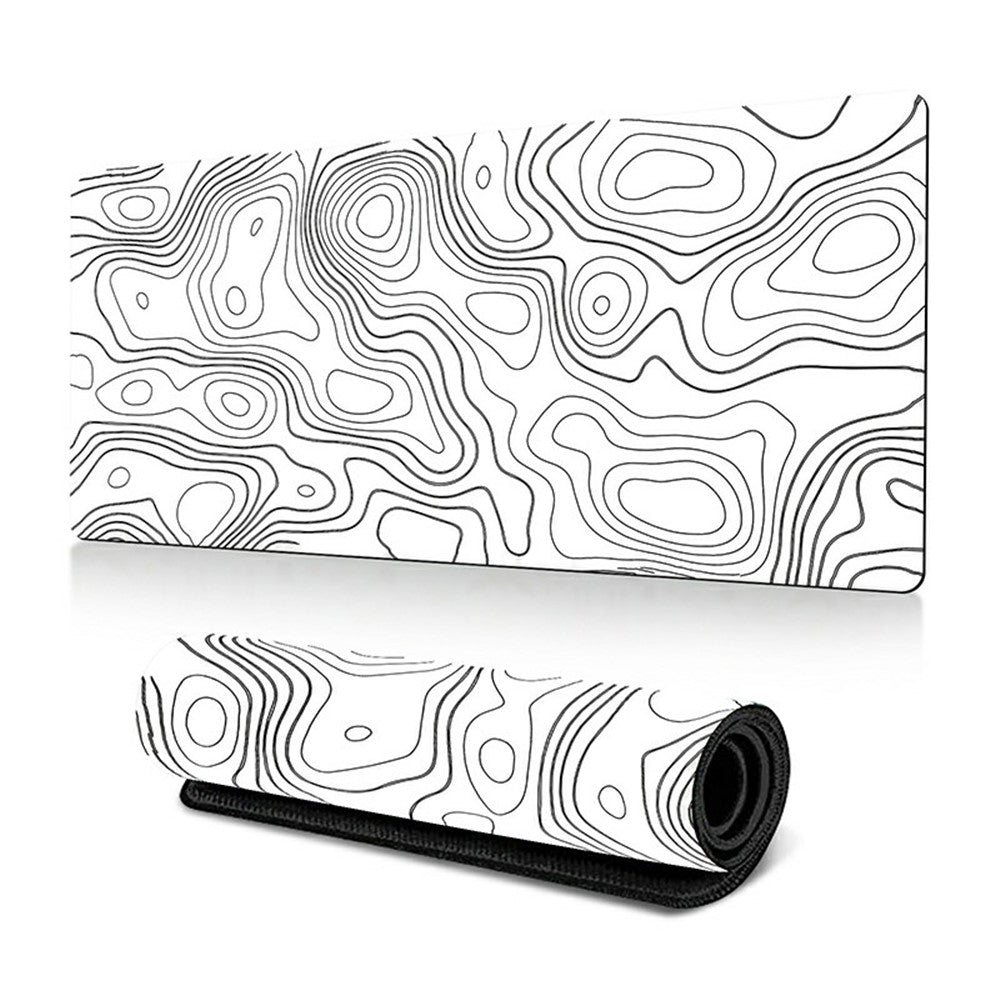 400*900*2mm Abstract Pattern Large Mouse Pad Rubber Computer Desktop Mat