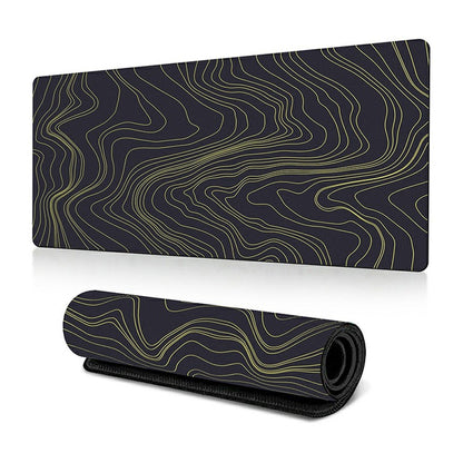 400*900*2mm Abstract Pattern Large Mouse Pad Rubber Computer Desktop Mat