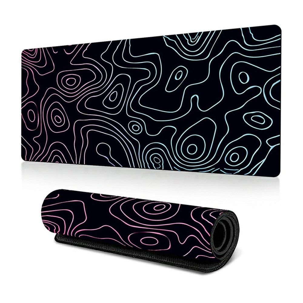 400*900*2mm Abstract Pattern Large Mouse Pad Rubber Computer Desktop Mat