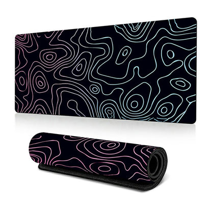 400*900*2mm Abstract Pattern Large Mouse Pad Rubber Computer Desktop Mat