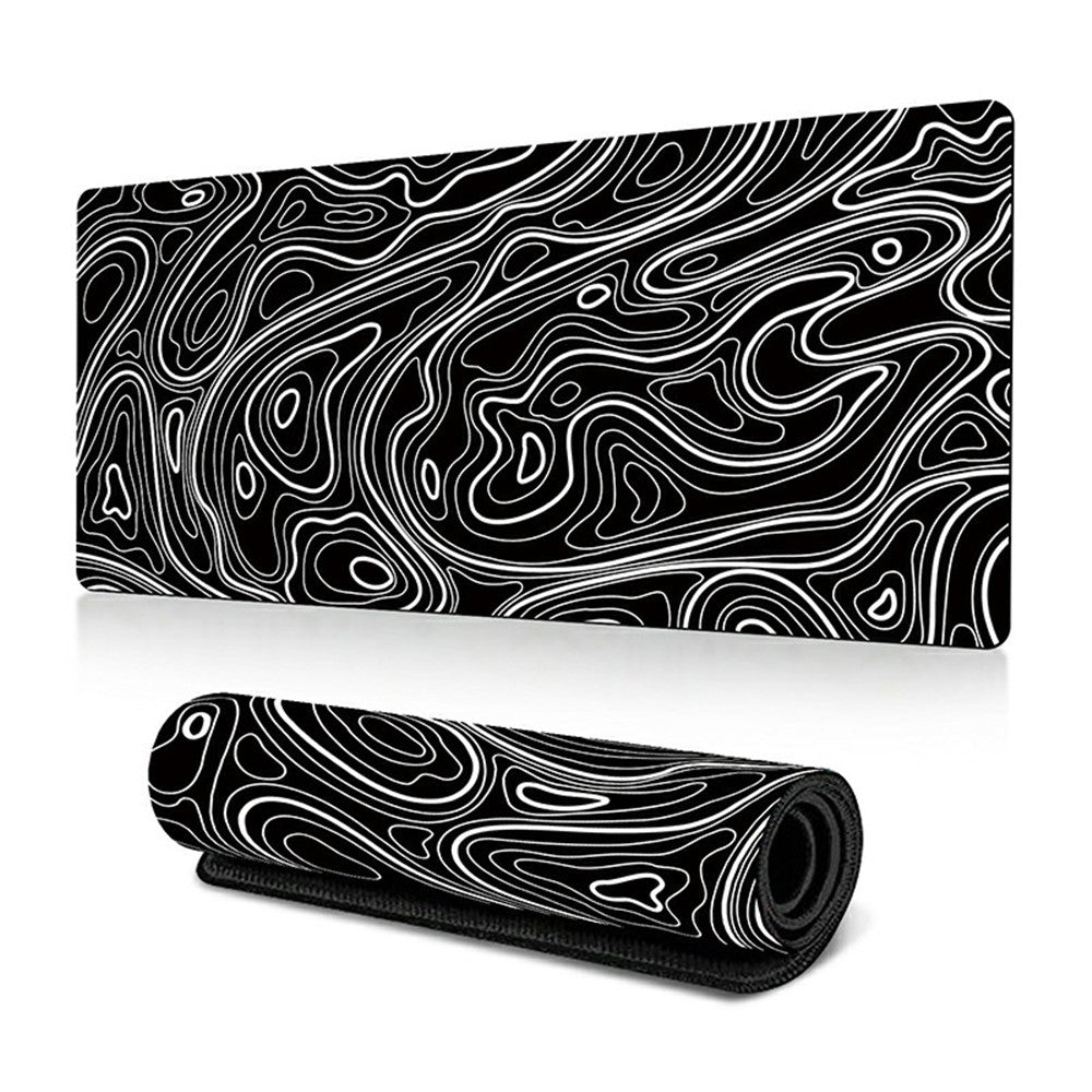 400*900*2mm Abstract Pattern Large Mouse Pad Rubber Computer Desktop Mat