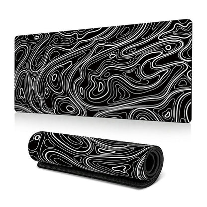 400*900*2mm Abstract Pattern Large Mouse Pad Rubber Computer Desktop Mat