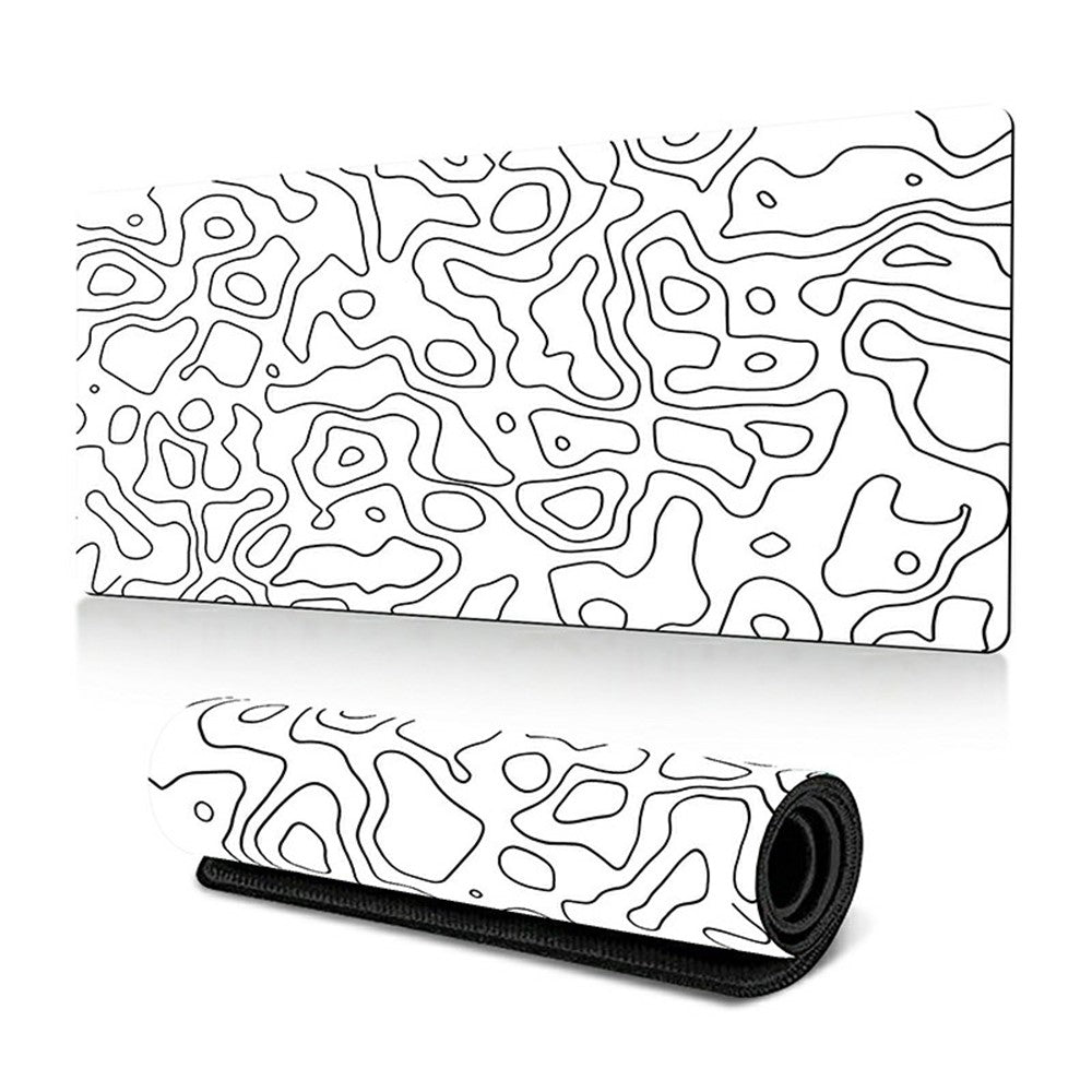400*900*2mm Abstract Pattern Large Mouse Pad Rubber Computer Desktop Mat