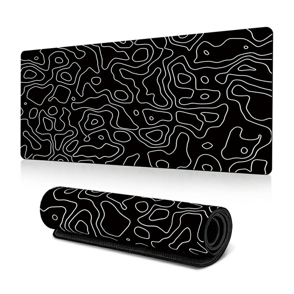 400*900*2mm Abstract Pattern Large Mouse Pad Rubber Computer Desktop Mat