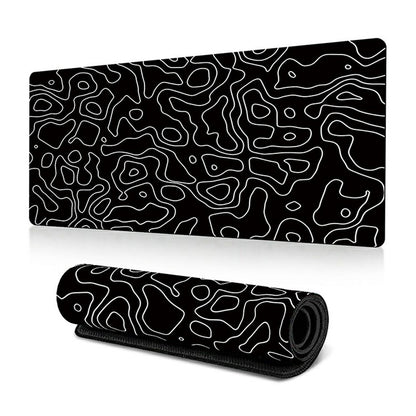 400*900*2mm Abstract Pattern Large Mouse Pad Rubber Computer Desktop Mat