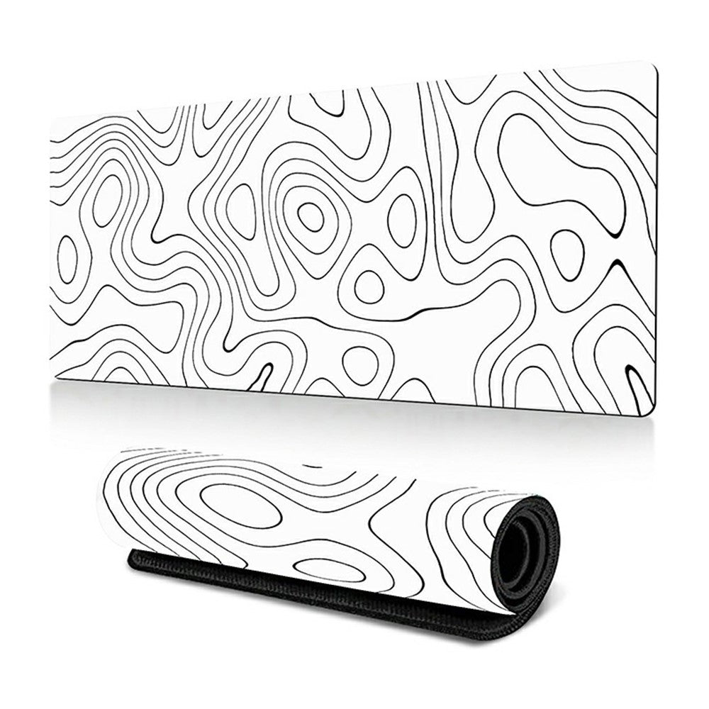 400*900*2mm Abstract Pattern Large Mouse Pad Rubber Computer Desktop Mat