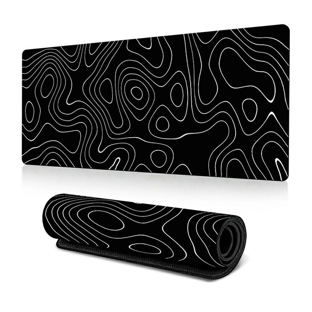 400*900*2mm Abstract Pattern Large Mouse Pad Rubber Computer Desktop Mat