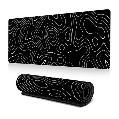 400*900*2mm Abstract Pattern Large Mouse Pad Rubber Computer Desktop Mat