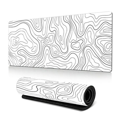 400*900*3mm Abstract Pattern Large Mouse Pad Thermal Transfer Printing Desktop Mat