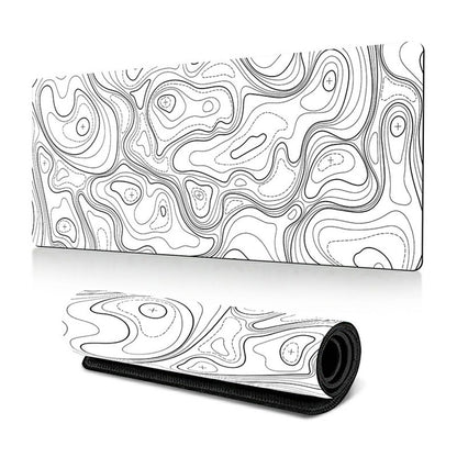 400*900*3mm Large Mouse Pad Thermal Transfer Printing Abstract Pattern Desktop Mat