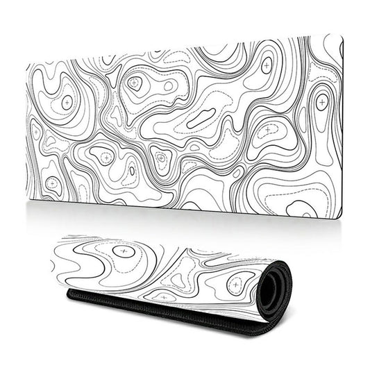 400*900*3mm Large Mouse Pad Thermal Transfer Printing Abstract Pattern Desktop Mat