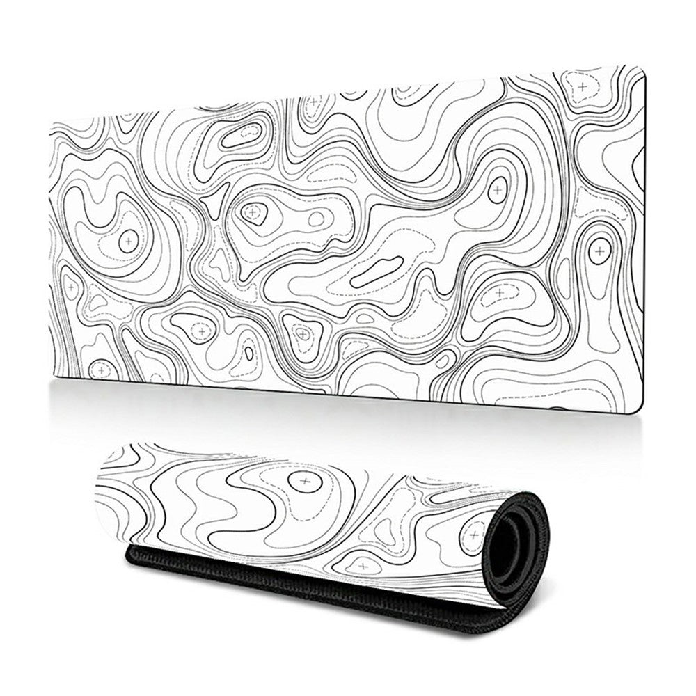 400*900*3mm Large Mouse Pad Thermal Transfer Printing Abstract Pattern Desktop Mat
