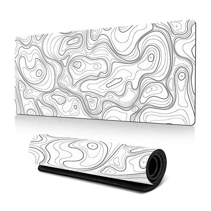 400*900*3mm Large Mouse Pad Thermal Transfer Printing Abstract Pattern Desktop Mat