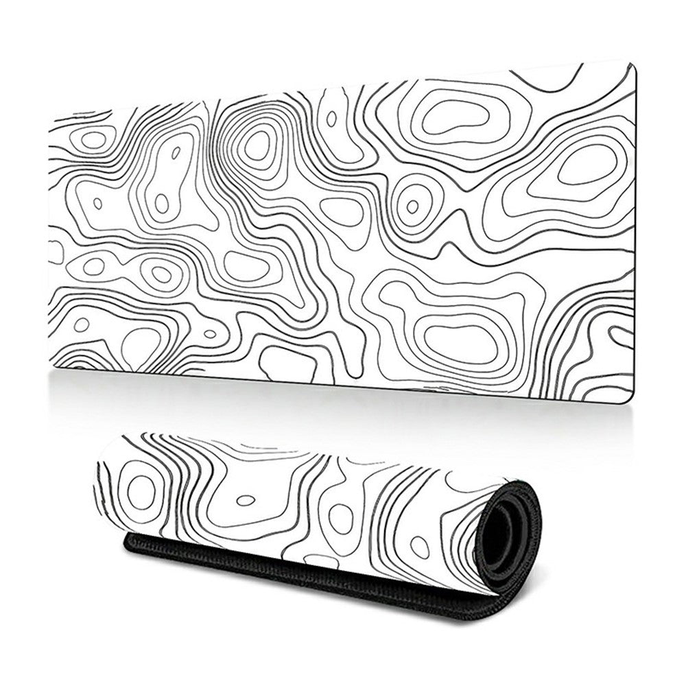 400*900*3mm Large Mouse Pad Thermal Transfer Printing Abstract Pattern Desktop Mat