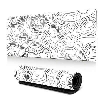 400*900*3mm Large Mouse Pad Thermal Transfer Printing Abstract Pattern Desktop Mat