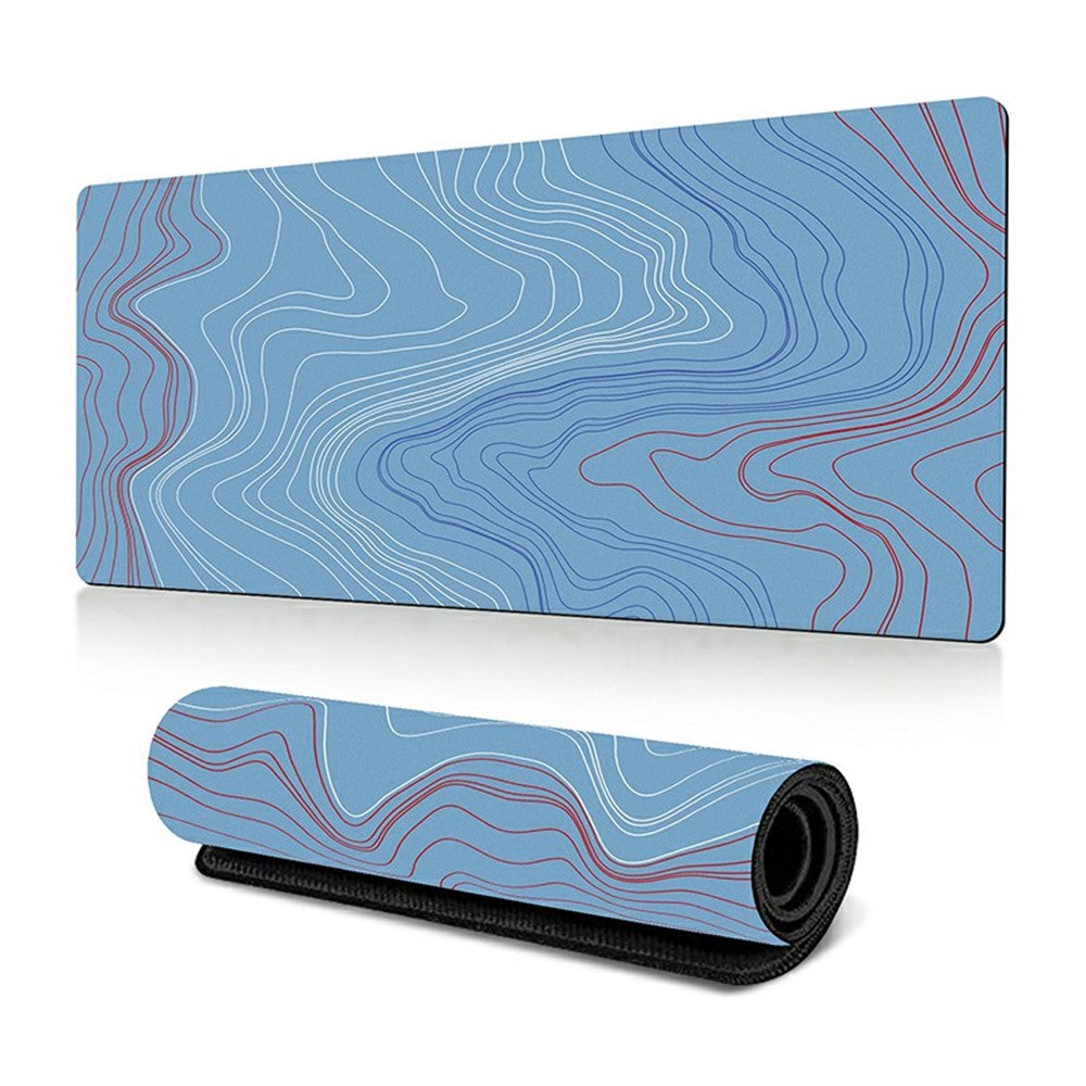 400*900*3mm Large Mouse Pad Thermal Transfer Printing Abstract Pattern Desktop Mat