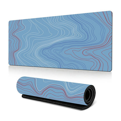 400*900*3mm Large Mouse Pad Thermal Transfer Printing Abstract Pattern Desktop Mat