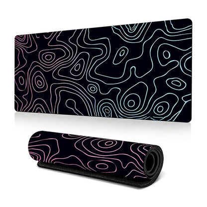 400*900*3mm Large Mouse Pad Thermal Transfer Printing Abstract Pattern Desktop Mat
