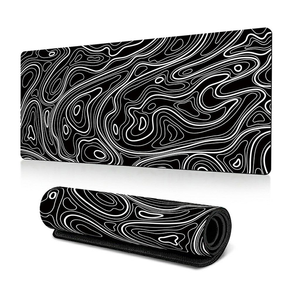 400*900*3mm Large Mouse Pad Thermal Transfer Printing Abstract Pattern Desktop Mat