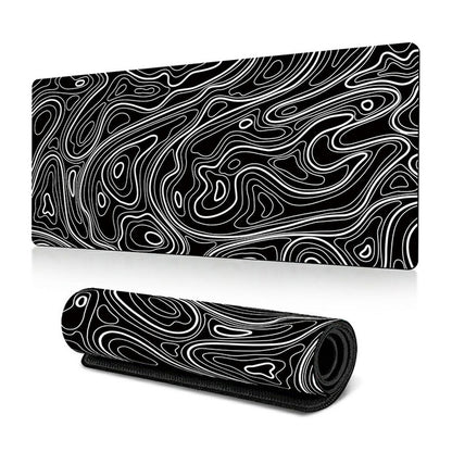 400*900*3mm Large Mouse Pad Thermal Transfer Printing Abstract Pattern Desktop Mat