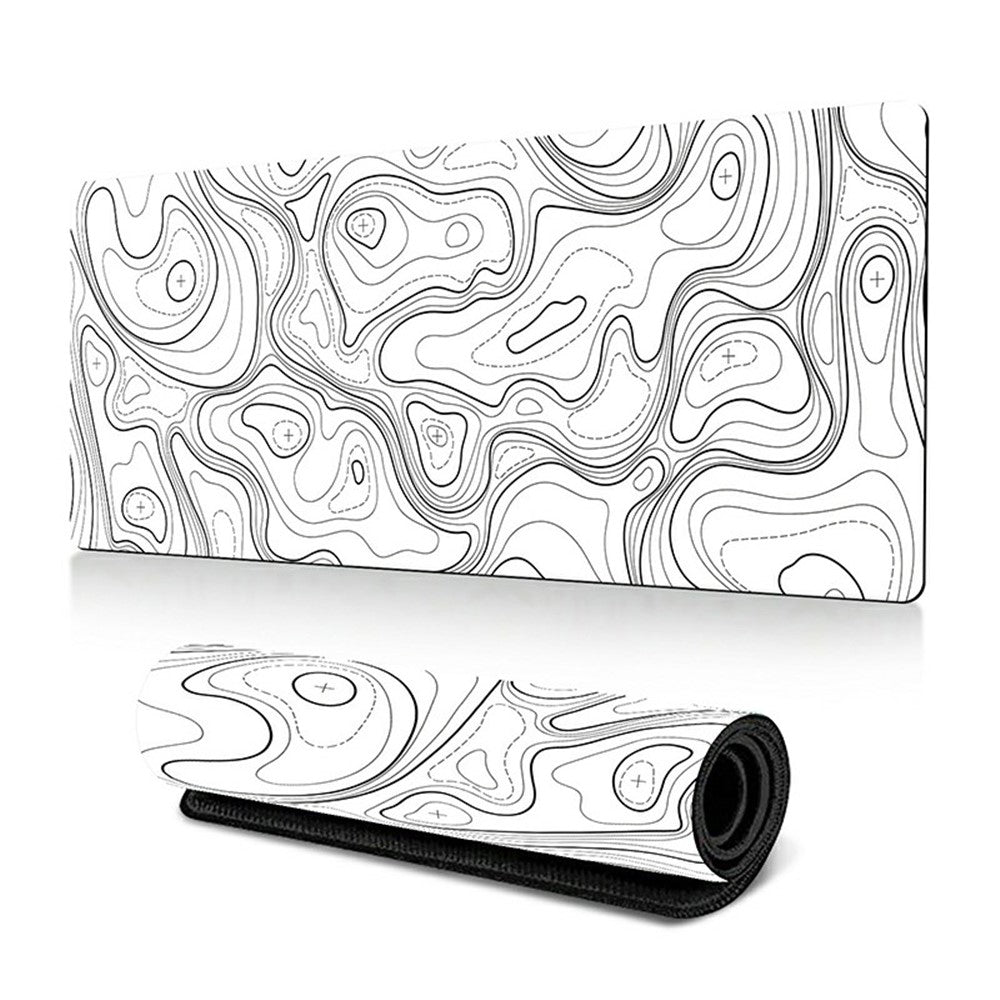 400*900*3mm Large Mouse Pad Thermal Transfer Printing Abstract Pattern Desktop Mat