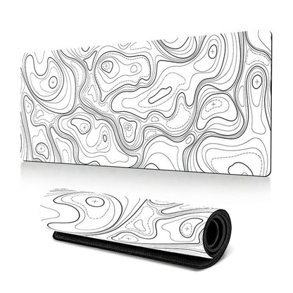400*900*3mm Large Mouse Pad Thermal Transfer Printing Abstract Pattern Desktop Mat