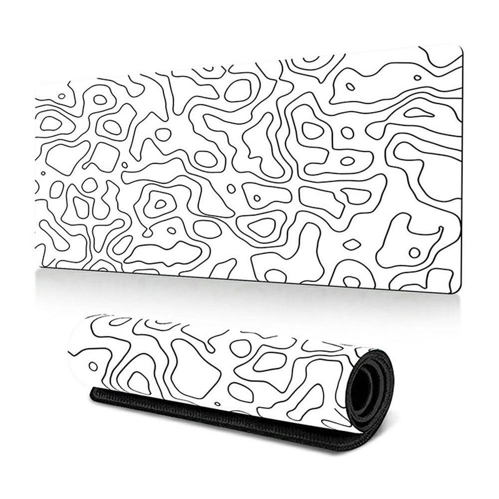 400*900*3mm Large Mouse Pad Thermal Transfer Printing Abstract Pattern Desktop Mat