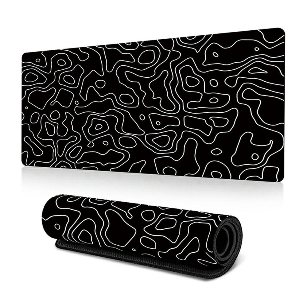 400*900*3mm Large Mouse Pad Thermal Transfer Printing Abstract Pattern Desktop Mat