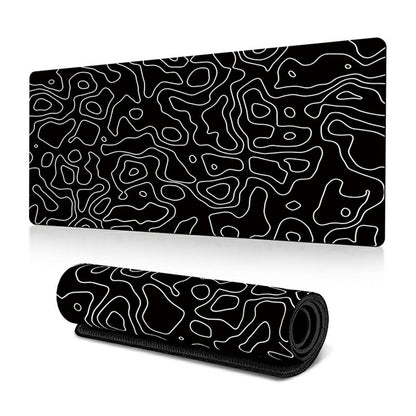 400*900*3mm Large Mouse Pad Thermal Transfer Printing Abstract Pattern Desktop Mat