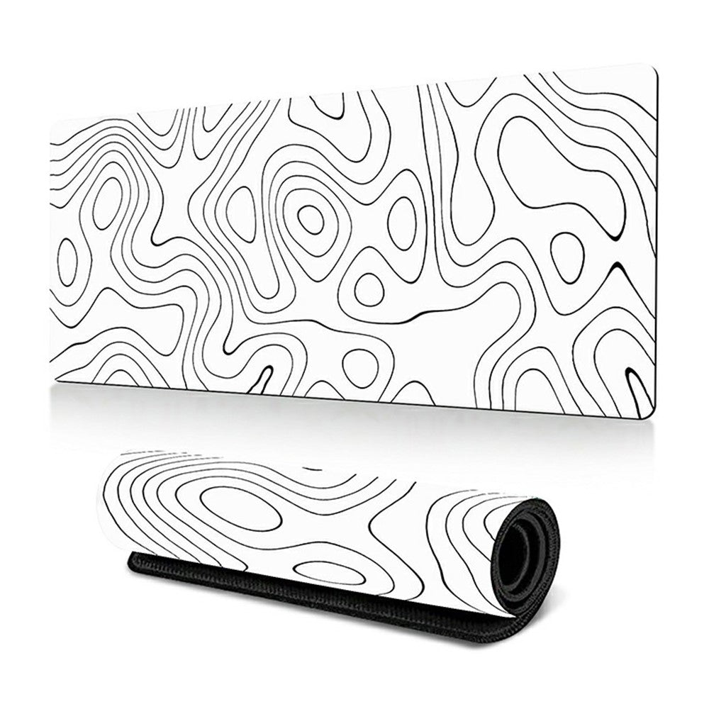 400*900*3mm Large Mouse Pad Thermal Transfer Printing Abstract Pattern Desktop Mat
